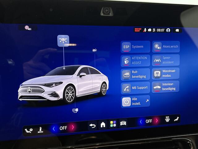 Mercedes-Benz CLA-KLASSE 200 Business Solution AMG 58 kWh | Premium pakket | Winterpakket | Nightpakket | MBUX Augmented Reality navigatie | Massagefunctie | 19" vijfspaaks lichtmetalen AMG-velgen | Vast panoramadak | URBAN GUARD |