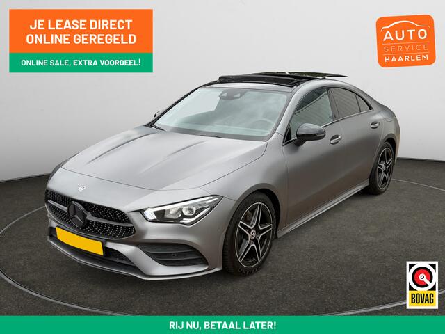 Mercedes-Benz CLA-KLASSE 200 AMG Night Edition Aut- Magno Grijs, NAP 49dkm, Dealer Onderhouden, Panoramadak, Sfeerverlichting