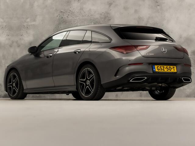 Mercedes-Benz CLA-KLASSE 180 AMG Sport Automaat (GROOT NAVI, LOGISCH NAP, CAMERA, LEDER, SPORTSTOELEN, GETINT GLAS, STOELVERWARMING, ELEK ACHTERKLEP, NIEUWSTAAT)