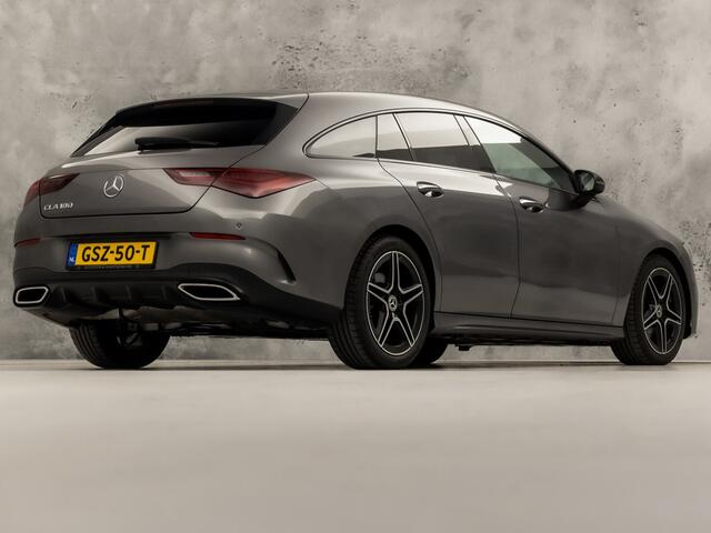 Mercedes-Benz CLA-KLASSE 180 AMG Sport Automaat (GROOT NAVI, LOGISCH NAP, CAMERA, LEDER, SPORTSTOELEN, GETINT GLAS, STOELVERWARMING, ELEK ACHTERKLEP, NIEUWSTAAT)