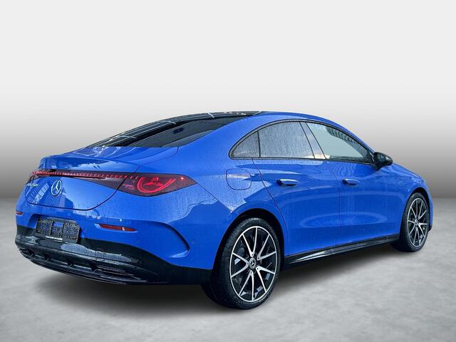 Mercedes-Benz CLA-KLASSE 250+ Launch Edition | AMG Line | Night Pakket | Panoramadak | DISTRONIC Afstandsassistent | Dodehoekassistent | MULTIBEAM LED Koplampen | Elektrisch Verstelbare Stoelen + Memory | Stoelverwarming | Sfeerverlichting | THERMOTRONIC Klimaatregeling | Apple CarPlay | Android Auto | Achteruitrijcamera | Parkeersensoren