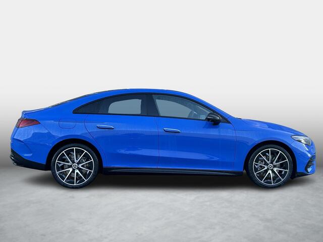 Mercedes-Benz CLA-KLASSE 250+ Launch Edition | AMG Line | Night Pakket | Panoramadak | DISTRONIC Afstandsassistent | Dodehoekassistent | MULTIBEAM LED Koplampen | Elektrisch Verstelbare Stoelen + Memory | Stoelverwarming | Sfeerverlichting | THERMOTRONIC Klimaatregeling | Apple CarPlay | Android Auto | Achteruitrijcamera | Parkeersensoren
