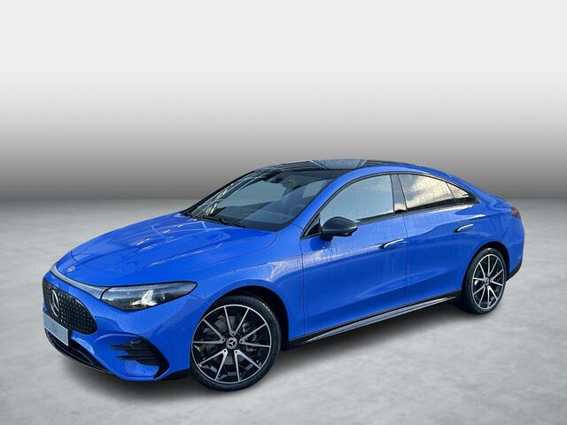 Mercedes-Benz CLA-KLASSE 250+ Launch Edition | AMG Line | Night Pakket | Panoramadak | DISTRONIC Afstandsassistent | Dodehoekassistent | MULTIBEAM LED Koplampen | Elektrisch Verstelbare Stoelen + Memory | Stoelverwarming | Sfeerverlichting | THERMOTRONIC Klimaatregeling | Apple CarPlay | Android Auto | Achteruitrijcamera | Parkeersensoren