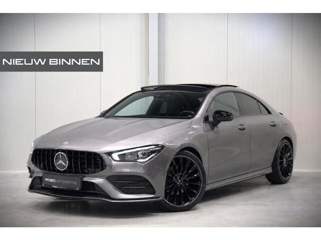 Mercedes-Benz CLA-KLASSE 250 e Business Solution AMG Limited | Panoramadak | Stoelverwarming | Camera | Dodehoekdetectie | Multibeam LED | Ambiance Verlichting | Keyless | Navigatie | Parkeersensoren | Cruise Control