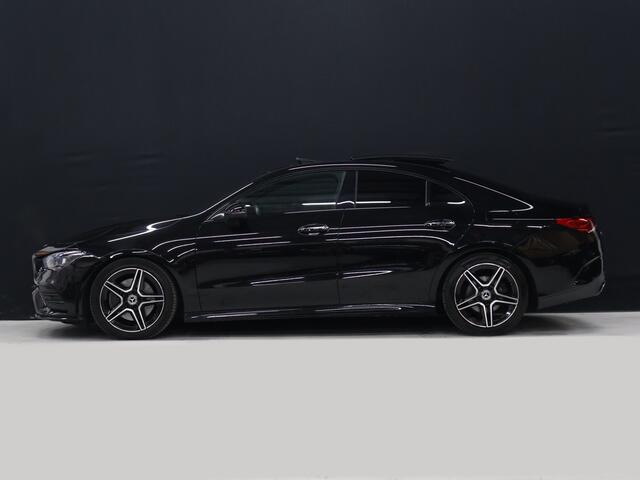 Mercedes-Benz CLA-KLASSE 200 Business Solution AMG [SCHUIFKANTELDAK, AMG PAKKET, APPLE CARPLAY, ANDROID, WIDESCREEN COCKPIT, STOELVERWARMING, CAMERA, SFEERVERLICHTING, MULTIBEAM LED, PDC V+A, CRUISE CONTROL, NAVIGATIE, KEYLESS, CLIMATE CONTRO