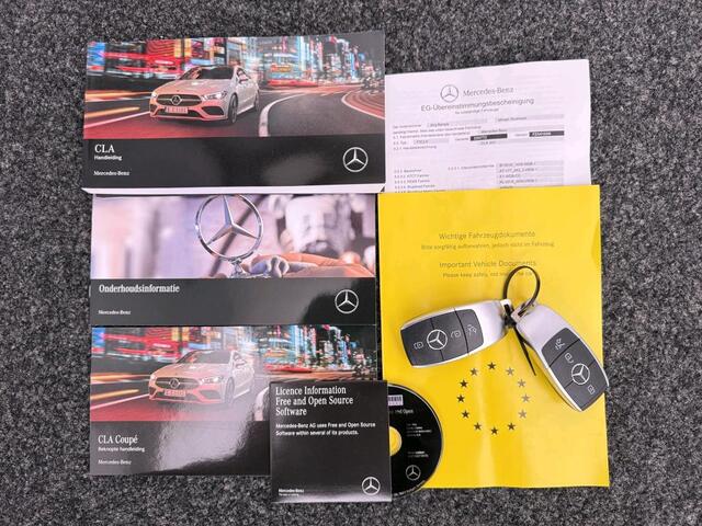 Mercedes-Benz CLA-KLASSE 200 Business Solution Luxury Premium Plus pakket | Panorama Schuif-Kanteldak | Sfeerverlichting | Memory stoelen | Ledkoplampen. Inclusief 24 maanden MB Certified garantie voor Europa.