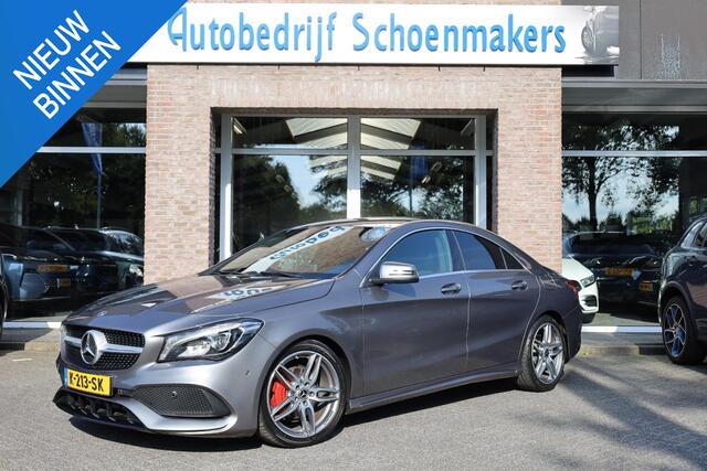 Mercedes-Benz CLA-KLASSE 200 ZWARTE-STERRENHEMEL STOELVERW. STUURFLIPPERS SFEERVERL. LEER/ALCANTARA CRUISE NAVI 2XPDC 18''AMG-VELGEN