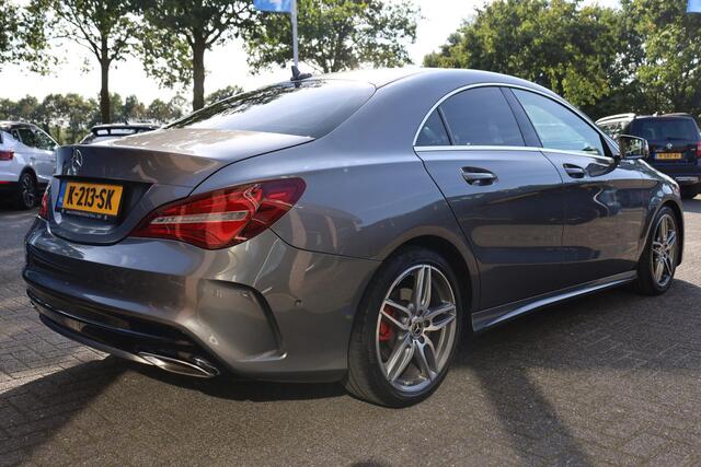 Mercedes-Benz CLA-KLASSE 200 ZWARTE-STERRENHEMEL STOELVERW. STUURFLIPPERS SFEERVERL. LEER/ALCANTARA CRUISE NAVI 2XPDC 18''AMG-VELGEN
