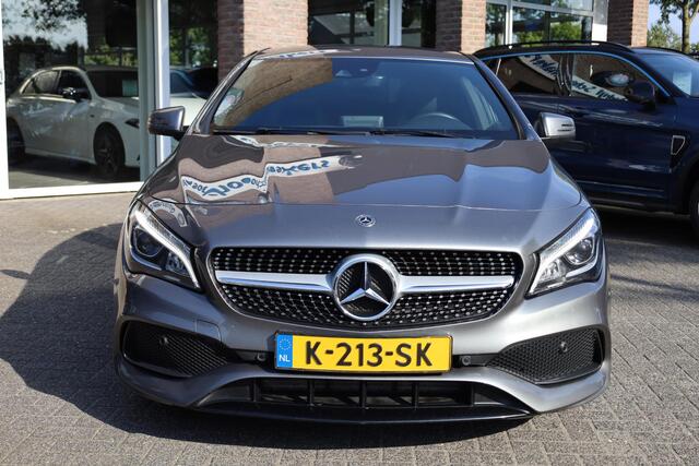Mercedes-Benz CLA-KLASSE 200 ZWARTE-STERRENHEMEL STOELVERW. STUURFLIPPERS SFEERVERL. LEER/ALCANTARA CRUISE NAVI 2XPDC 18''AMG-VELGEN