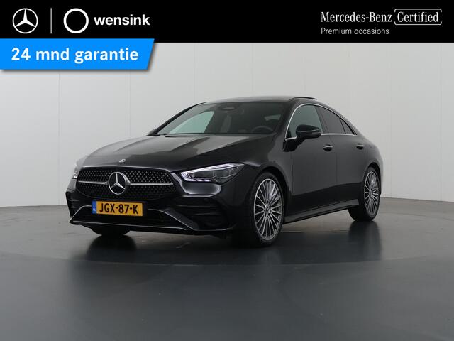 Mercedes-Benz CLA-KLASSE 180 Business Solution AMG | Panoramadak | Burmester | Rijassistentiepakket | Trekhaak | 360 camera | Sfeerverlichting | Stoel/stuurverwarming |