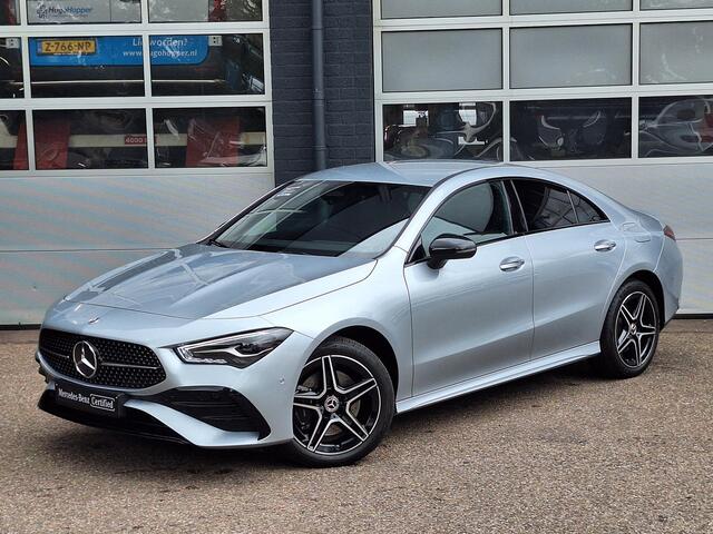 Mercedes-Benz CLA-KLASSE 250 e Star Edition AMG | Night Pakket | Dodehoekassistent | Apple CarPlay | Android Auto | Sfeerverlichting | Stoelverwarming | Parkeersensoren | Achteruitrijcamera | Elektrisch Inklapbare Buitenspiegels