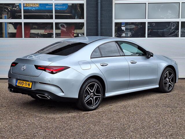 Mercedes-Benz CLA-KLASSE 250 e Star Edition AMG | Night Pakket | Dodehoekassistent | Apple CarPlay | Android Auto | Sfeerverlichting | Stoelverwarming | Parkeersensoren | Achteruitrijcamera | Elektrisch Inklapbare Buitenspiegels
