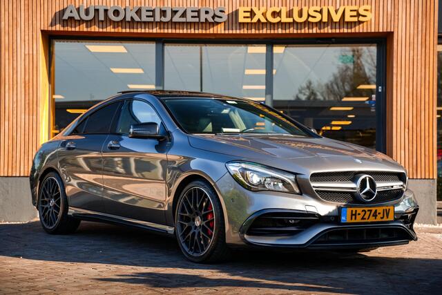 Mercedes-Benz CLA-KLASSE AMG 45 4MATIC Ambition Panoramadak Schaalstoelen Leer Memory Keyless Camera