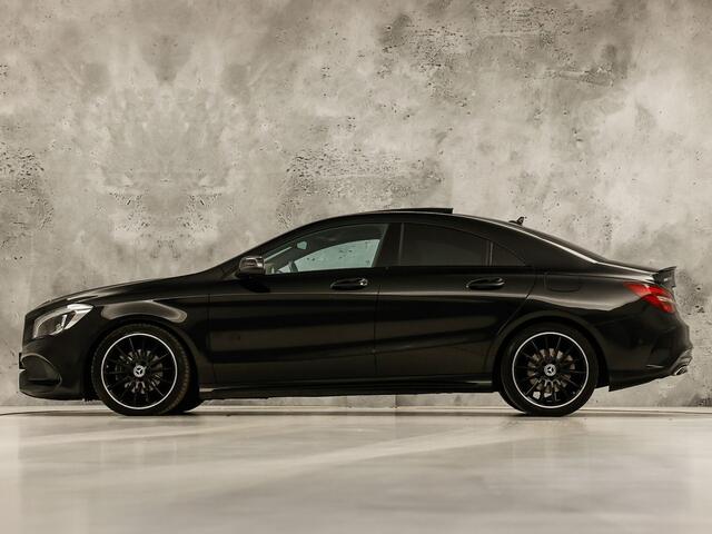 Mercedes-Benz CLA-KLASSE 180 AMG Sport Automaat (PANORAMADAK, GROOT NAVI, BRUIN LEDER, CAMERA, STOELVERWARMING, SPORTSTOELEN, GETINT GLAS, DIAMOND GRILL, NIEUWE APK, NIEUWSTAAT)