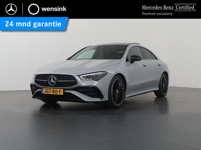 Mercedes-Benz CLA-KLASSE Coupé 180 Business Solution AMG | Panoramaschuifdak | AMG Line Plus | Night pakket | Head-up display | 360° camera | 19"AMG velgen Multispaaks