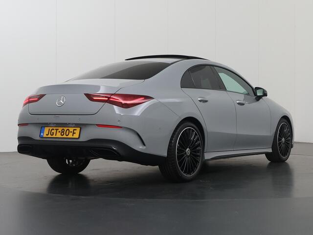 Mercedes-Benz CLA-KLASSE Coupé 180 Business Solution AMG | Panoramaschuifdak | AMG Line Plus | Night pakket | Head-up display | 360° camera | 19"AMG velgen Multispaaks
