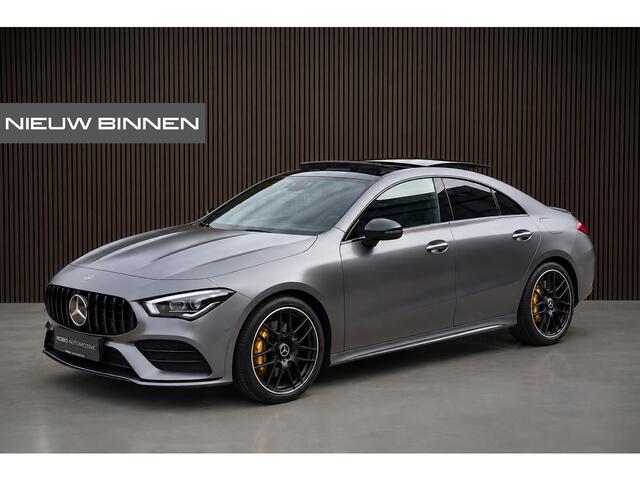Mercedes-Benz CLA-KLASSE 200 Business Solution AMG | Magno | Panoramadak | Memory Seats | Multiebeam | Stoelverwarming | Keyless | Apple Carplay | Camera | Midline Sound | Ambiance Verlichting | Adaptive Cruise Control |