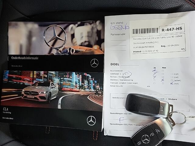 Mercedes-Benz CLA-KLASSE 250 e AMG Line 1e-Eig. & Dealer-Onderh. BOVAG-Garantie. NL-Auto.