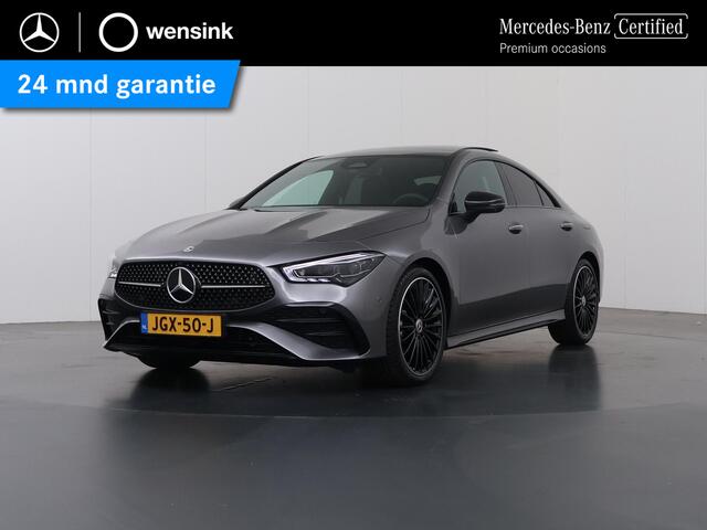 Mercedes-Benz CLA-KLASSE 180 Business Solution AMG | Panoramaschuifdak | AMG Line Plus | Head-up display | Nightpakket | 360° camera | Dodehoekassistent |