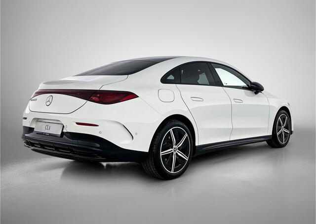 Mercedes-Benz CLA-KLASSE 200 AMG Nightpakket 58 kWh | Panoramadak | Alarm | Sfeerverlichting | Keyless Go | CarPlay | Stoelverwarming | Parkeerpakket met Camera | Sfeerverlichting | Stoelverwarming | Sportstoelen | Adaptieve cruisecontrol |