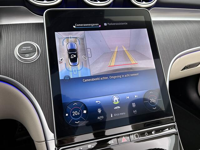 Mercedes-Benz CLE Cabriolet 180 AMG Line | Premium pakket | Winterpakket | Windschut | Stoelventilatie/- verwarming | Sierdelen lindehout | Middenconsole kunststof FIM met zwarte stippen |