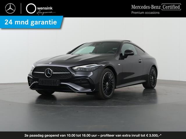 Mercedes-Benz CLE Coupé 300 e AMG Line | Panoramadak | Trekhaak | Burmester | Rij assistentie | Memory | AMG | Night pakket | Winter pakket |