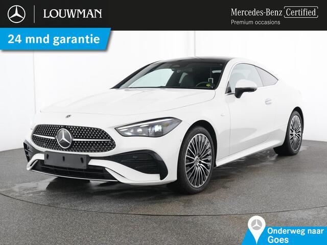 Mercedes-Benz CLE Coupé 300 e AMG Plug-In Hybride Trekhaak | Digital Licht | Burmester® 3D-Surround-Soundsystem | Parkeerpakket met 360°-camera | Panarama Schuif-Kanteldak. Inclusief 24 maanden Mercedes-Benz Certified garantie voor Europa.