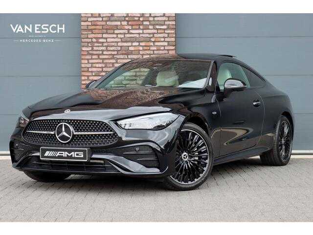 Mercedes-Benz CLE Coupé 300 e AMG Line | Panoramadak | Distronic | Massage | Stoelventilatie | Digital Light | Verwarmd Stuurwiel | Memory | Keyless Go | Leder |