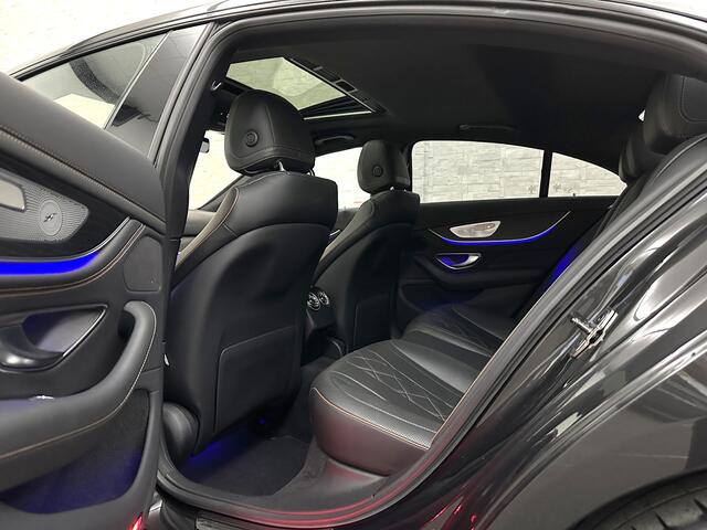 Mercedes-Benz CLS-KLASSE 450 4MATIC Edition 1 AMG-Line | 360 Camera | Leder-Exclusief | ACC | Burmester | Schuifdak | Multibeam-LED | Sfeerverlichting | Memory | Stoelverwarming V+A | IWC-Klokje | ISO-Glas | 20'' | Dodehoek | Lane Assist | Carplay |