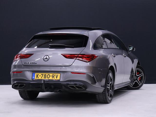 Mercedes-Benz Cla Shooting Brake 250 e AMG Limited [SFEERVERLICHTING, TREKHAAK, CAMERA, CRUISE CONTROL, STOELVERWARMING, MEMORY SEATS, SCHUIFKANTELDAK, APPLE CARPLAY, NAVIGATIE, NIEUWSTAAT]