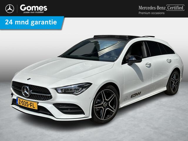 Mercedes-Benz Cla Shooting Brake 180 AMG Line | Nightpakket | Panoramadak | Achteruitrijcamera | Stoelverwarming | Dodehoekassistent | Sfeerverlichting