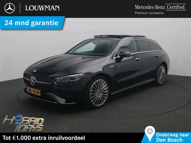 Mercedes-Benz Cla Shooting Brake 250 e Star Edition AMG Plug-In Hybride AMG Line | Night Pakket | Panorama Schuif-Kanteldak | Parkeerpakket met 360°-camera | Memory Voorstoelen. Inclusief 24 maanden Mercedes-Benz Certified garantie voor Europa.