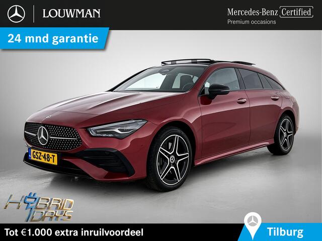 Mercedes-Benz Cla Shooting Brake 250 e AMG-line Lichtmetalen velgen | Panoramadak | Wide screen | Navigatie | Parking support met camera | Inclusief 24 maanden MB Certified garantie voor Europa.