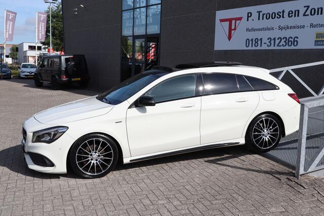 Mercedes-Benz Cla Shooting Brake 200 Prestige AMG/White edition/Night/Panoramadak/Stoelverwarming/Cruise control/Achteruitrijcamera/Elektrische achterklep/Navigatie