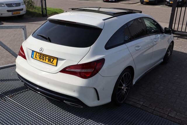 Mercedes-Benz Cla Shooting Brake 200 Prestige AMG/White edition/Night/Panoramadak/Stoelverwarming/Cruise control/Achteruitrijcamera/Elektrische achterklep/Navigatie