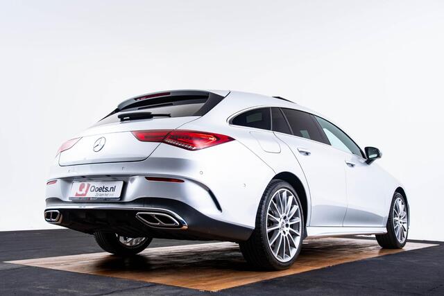 Mercedes-Benz Cla Shooting Brake 250 e AMG Line Panoramadak - Trekhaak - Sfeerverlichting - Memorystoelen - Stoelverwarming - Dodehoekassistent - Camera - 19 inch - Lederpakket
