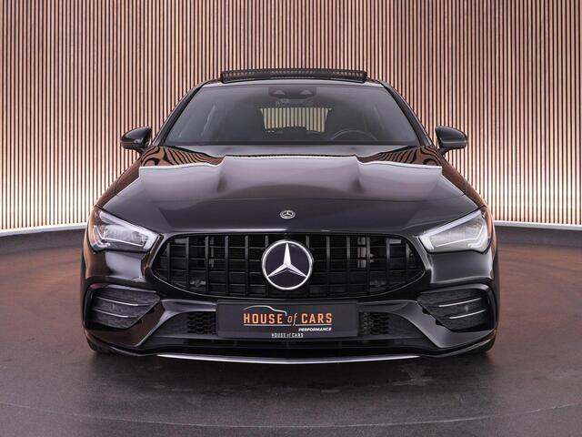 Mercedes-Benz Cla Shooting Brake 35 AMG 306pk 4MATIC Premium Plus |panoramak|Burmester|memory|leder|stoelverwarming|19" LMV|blind spot|sfeer verlichting|parkeercamera|