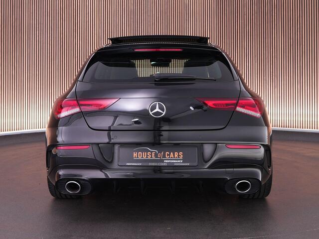 Mercedes-Benz Cla Shooting Brake 35 AMG 306pk 4MATIC Premium Plus |panoramak|Burmester|memory|leder|stoelverwarming|19" LMV|blind spot|sfeer verlichting|parkeercamera|