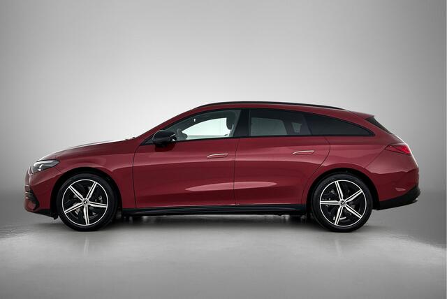 Mercedes-Benz Cla Shooting Brake 250+ Business Solution AMG 85 kWh | Winterpakket | Nightpakket | Trekhaak | Vast panoramadak | Sportstoelen | Massagefunctie | 18 inch vijfspaaks lichtmetalen AMG-velgen |