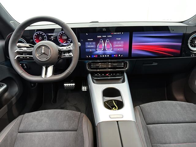 Mercedes-Benz Cla Shooting Brake 250+ Business Solution AMG 85 kWh | Nightpakket | Trekhaak | Sportstoelen | Vast panoramadak | Massagefunctie | Warmtewerend, donkergetint glas | 19 inch vijf-dubbelspaaks lichtmetalen AMG-velgen |