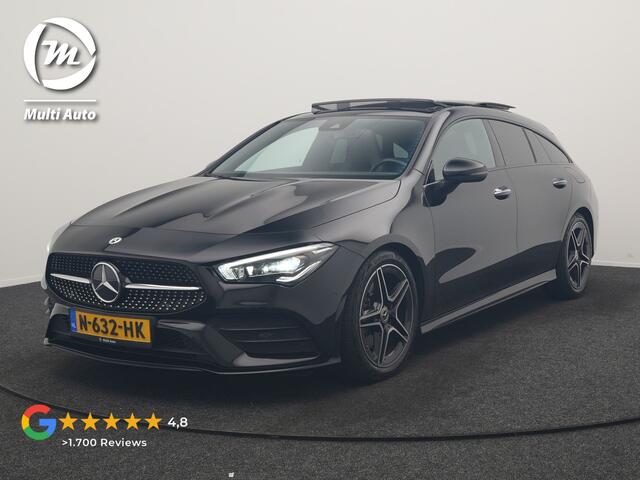 Mercedes-Benz Cla Shooting Brake 200 Business Solution AMG 164pk Dealer O.H. | Panodak | Camera | Multi Beam LED | Alcantara Sportstoelen Memory & Verwarmd | Sfeerverlichting | Keyless | Apple Carplay | Cruise Control | Navigatie | DAB |