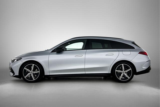 Mercedes-Benz Cla Shooting Brake 200 Business Solution AMG 58 kWh | Premium Plus pakket | Nightpakket | Trekhaak | Vast panoramadak | Sportstoelen | URBAN GUARD | Massage functie | 18" vijfspaaks lichtmetalen AMG-velgen |