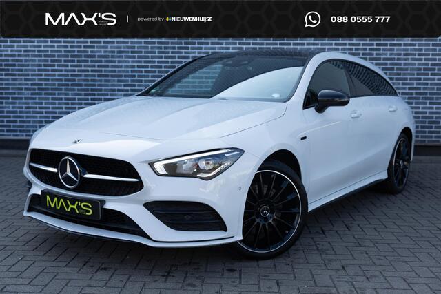 Mercedes-Benz Cla Shooting Brake 250 e AMG Line | Panoramadak | Burmester Audio | Elektrisch Verstelbare Voorstoelen | Elektrische Achterklep | LED Koplampen | Widescreen MBUX | Stoelverwarming | Apple Carplay | Android Auto | Plug-in Hybrid (PHEV)