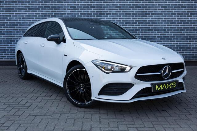 Mercedes-Benz Cla Shooting Brake 250 e AMG Line | Panoramadak | Burmester Audio | Elektrisch Verstelbare Voorstoelen | Elektrische Achterklep | LED Koplampen | Widescreen MBUX | Stoelverwarming | Apple Carplay | Android Auto | Plug-in Hybrid (PHEV)