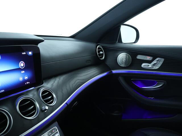 Mercedes-Benz E-KLASSE 200 AMG Line | Panoramadak | Trekhaak | Sfeerverlichting | Burmester | Inclusief 24 maanden MB Certified garantie voor Europa.