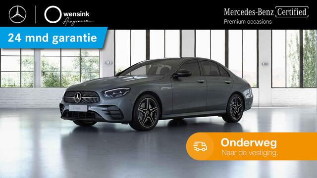 Mercedes-Benz E-KLASSE 200 AMG Line | Night | Burmester | Panoramadak | Sfeerverlichting | Stoelverwarming |