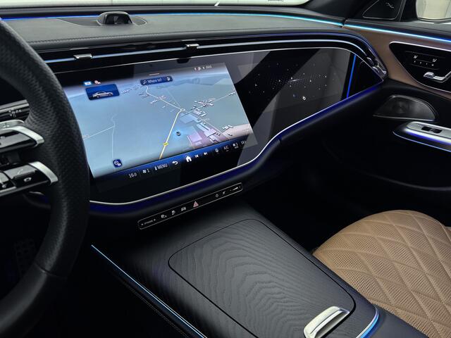 Mercedes-Benz E-KLASSE 400 e 4MATIC AMG Line | Hyperscreen | Navigatie | Multispaaks lichtmetalen velgen | Alarm klasse 5 | Parking support met 350e camera | full option | Inclusief 24 maanden MB Certified garantie voor Europa.