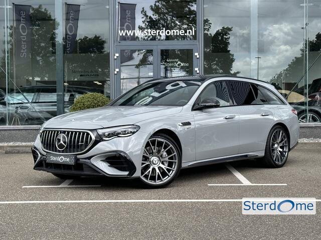 Mercedes-Benz E-KLASSE AMG 53 4MATIC+ I Hyperscreen I AMG Kuipstoelen I 360 camera I Meesturende achteras | Keyless go | Lichtpakket | Rijassistentiepakket | AMG-nightpakket | Luchtvering | Panormadak | Memorypakket | Distronic |