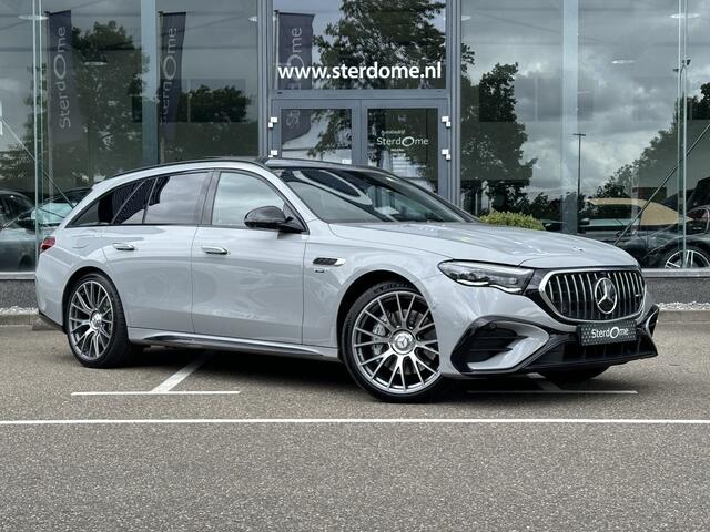 Mercedes-Benz E-KLASSE AMG 53 4MATIC+ I Hyperscreen I AMG Kuipstoelen I 360 camera I Meesturende achteras | Keyless go | Lichtpakket | Rijassistentiepakket | AMG-nightpakket | Luchtvering | Panormadak | Memorypakket | Distronic |