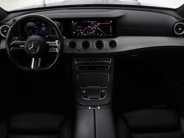 Mercedes-Benz E-KLASSE 300e Business Solution AMG | Leder | Trekhaak | Stoelverwarming | 360 camera | Carplay | Sfeerverlichting | Matrix LED | Keyless | Navigatie